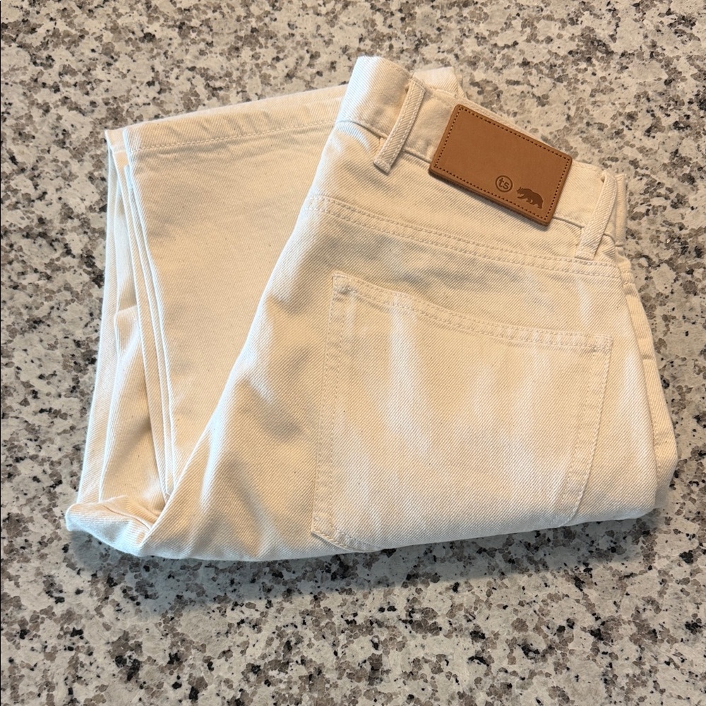 Taylor Stitch Off-White Denim Pants